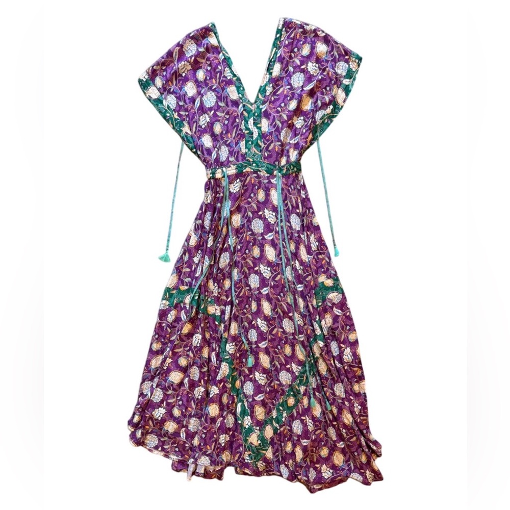 Floral V Neck dress by August - made in South Africa